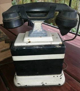 Vintage Old Crank Telephone for sale.