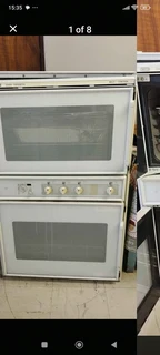 Defy multifunction thermofan 2 oven plus glasstop hob