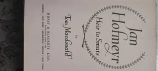 Jan hofmeyer heir to smuts a biography by tom macdonald