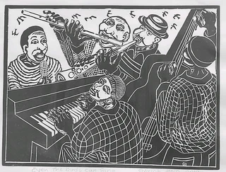 Patrick Holo linocuts from the old regime