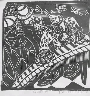 Patrick Holo linocuts from the old regime