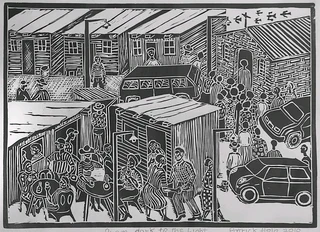 Patrick Holo linocuts from the old regime