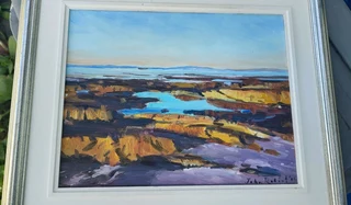 John Robért marine landscape oil