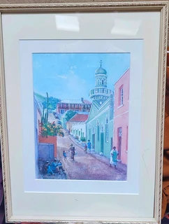 Valerie Petts watercolours framed