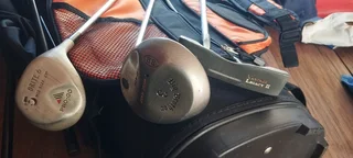 Bomber golf set, net and extras. Like new