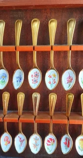 Christmas gift 24carat Gold plated 24 teaspoons