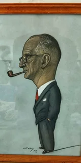 Stunning Pastel 'Portrait of a Man' Signed Ministers of the Union of