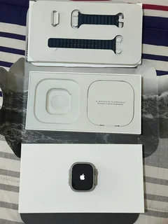 Apple Watch Ultra 2 Titanium With Blue Ocean Band
