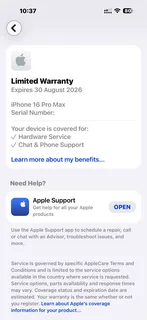 Apple iPhone 16 PRO MAX 512gig NATURAL TITANIUM