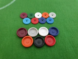 Subbuteo PTF Sureshot Bases and Discs