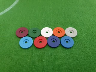 Subbuteo PTF Sureshot Bases and Discs