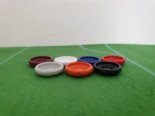 Subbuteo PTF Sureshot Bases and Discs