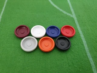 Subbuteo PTF Sureshot Bases and Discs