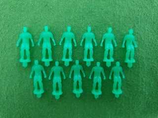Subbuteo Tchaaa4 Translucent Green Figures