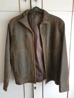 Matt Brown Leather Jacket