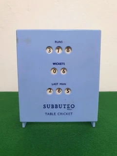 Subbuteo Cricket Scoreboard