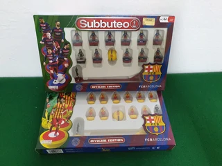 Subbuteo Barcelona Home and Away Teams Set
