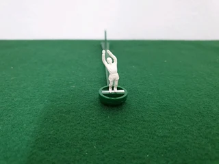 Subbuteo Top Spin Unpainted Goalkeeper With Rod