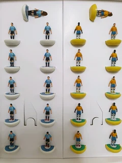 Subbuteo Argentina v Brazil Copa America Teams Set