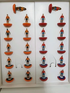 Subbuteo 4 International Team Set Argentina Brazil Netherlands Spain