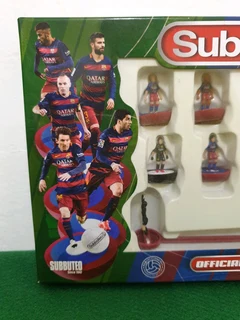 Subbuteo Barcelona Home and Away Kit Team Set