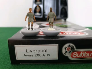 Subbuteo Liverpool FC Iconic Grey Away Kit