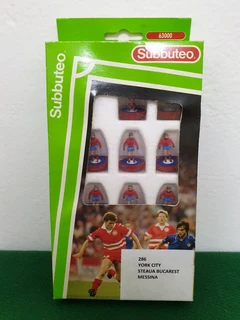 Subbuteo Ref 286 York City Steaua Bucarest Messina Lightweight Team