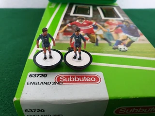 Subbuteo Ref 63720 England Grey 2nd Kit Lightweight Team