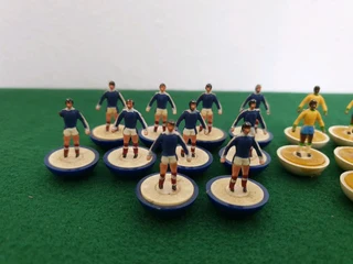 Subbuteo Zombie France v Brazil Teams