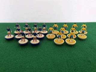 Subbuteo Zombie France v Brazil Teams