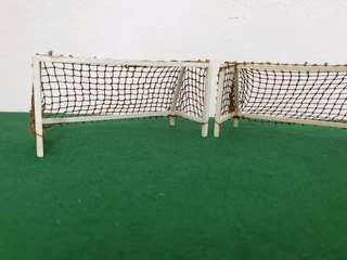 Subbuteo Standard Goals With Brown Nets