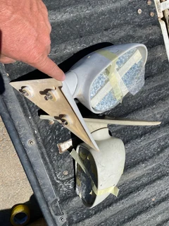 Door Mirrors Fiberglass set of Left & Right