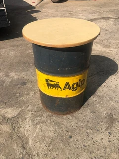 Agip Drum with Lid.