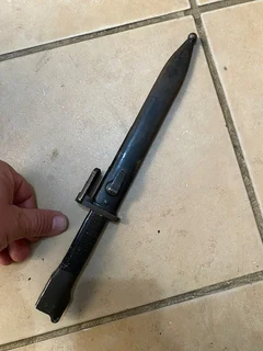 Bayonet SAP Knife with markings South African Police