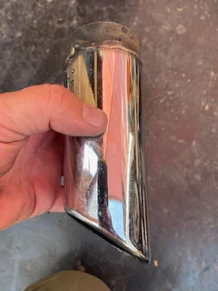 Exhaust tip stainless.