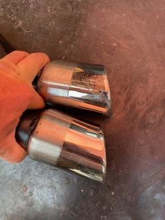 Exhaust tip stainless.