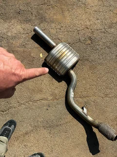 VW Audi exhaust silencer &amp; Flex.