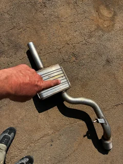 VW Audi exhaust silencer &amp; Flex.