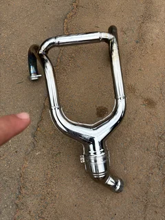 BMW R1200 Genuine Exhaust Chromed.