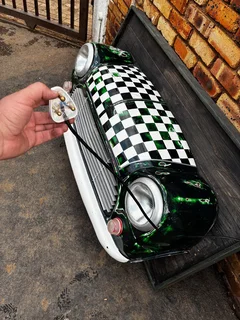Mini Austin Wall Art display Leyland.