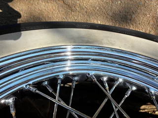 Harley Davidson Wire Spoke Rims Front & Rear.