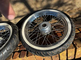 Harley Davidson Wire Spoke Rims Front &amp; Rear.