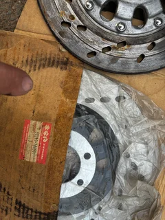 Suzuki rear brake disc rotor.