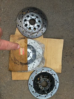 Suzuki rear brake disc rotor.