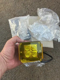 LED fog lamp 3x3 inch square.