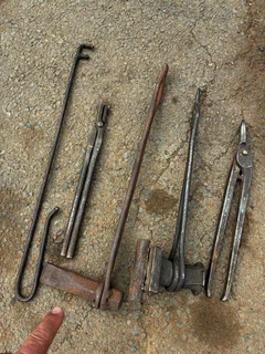 Black smithing tools black smith collectable steel.