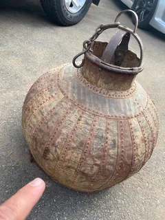 Lamp shade Industrial Antique from1800.