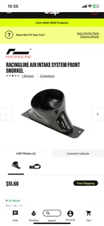 Intake system Audi S3.