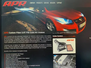 APR Carbon 2,0 TFSI Cold Air Intakes.