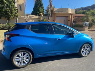 Blue Nissan Micra 900T Acenta.